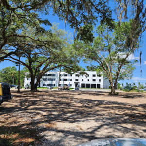 Construction site preparation and layout for residential development